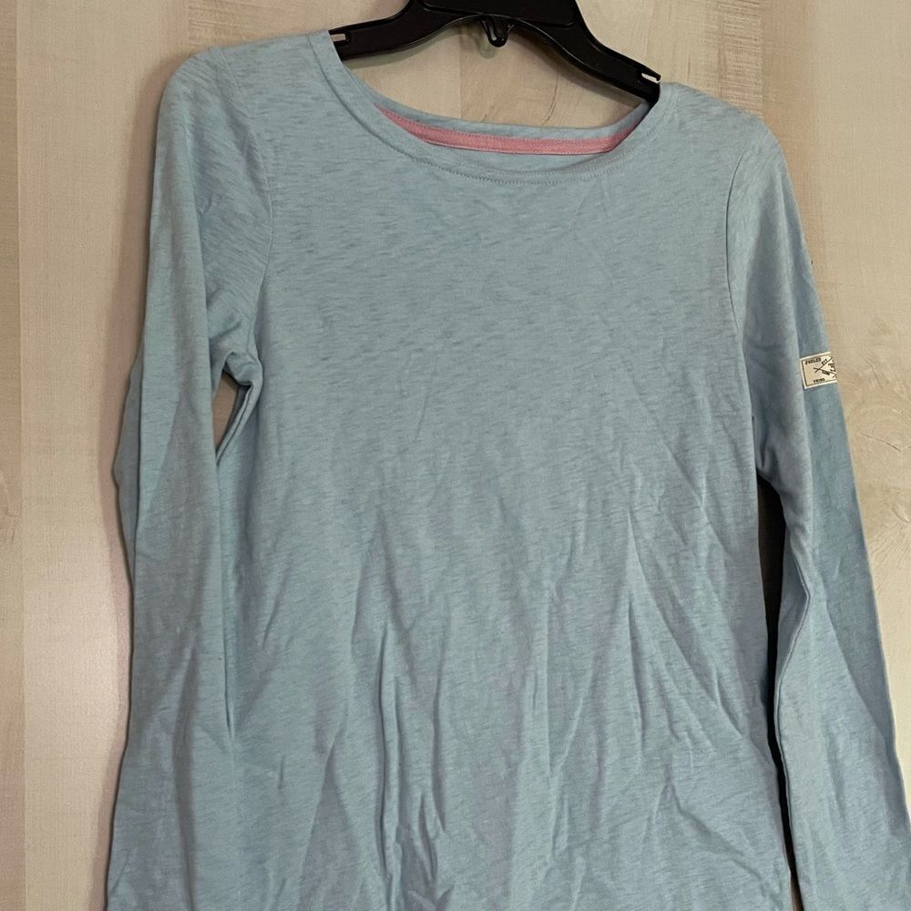 NWT Joules‎ long sleeve blue knit top, size 2